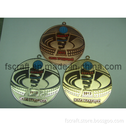 Gold Silver Bron Competition Medal
